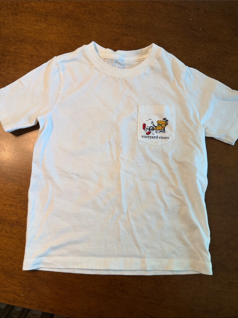 Vineyard Vines Kids White Pocket T-Shirt